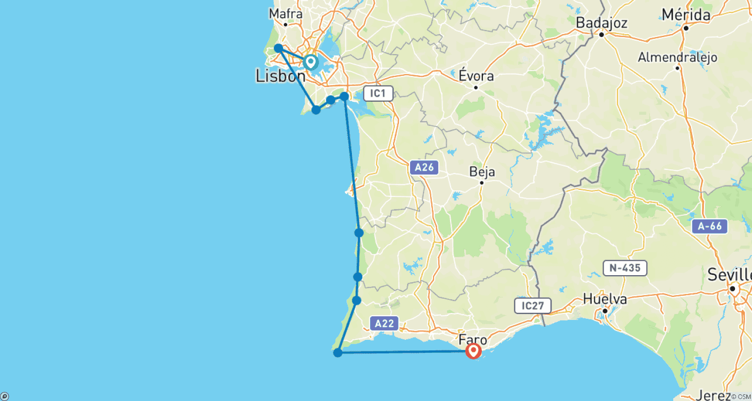 Cycle Portugal - Lisbon to Algarve