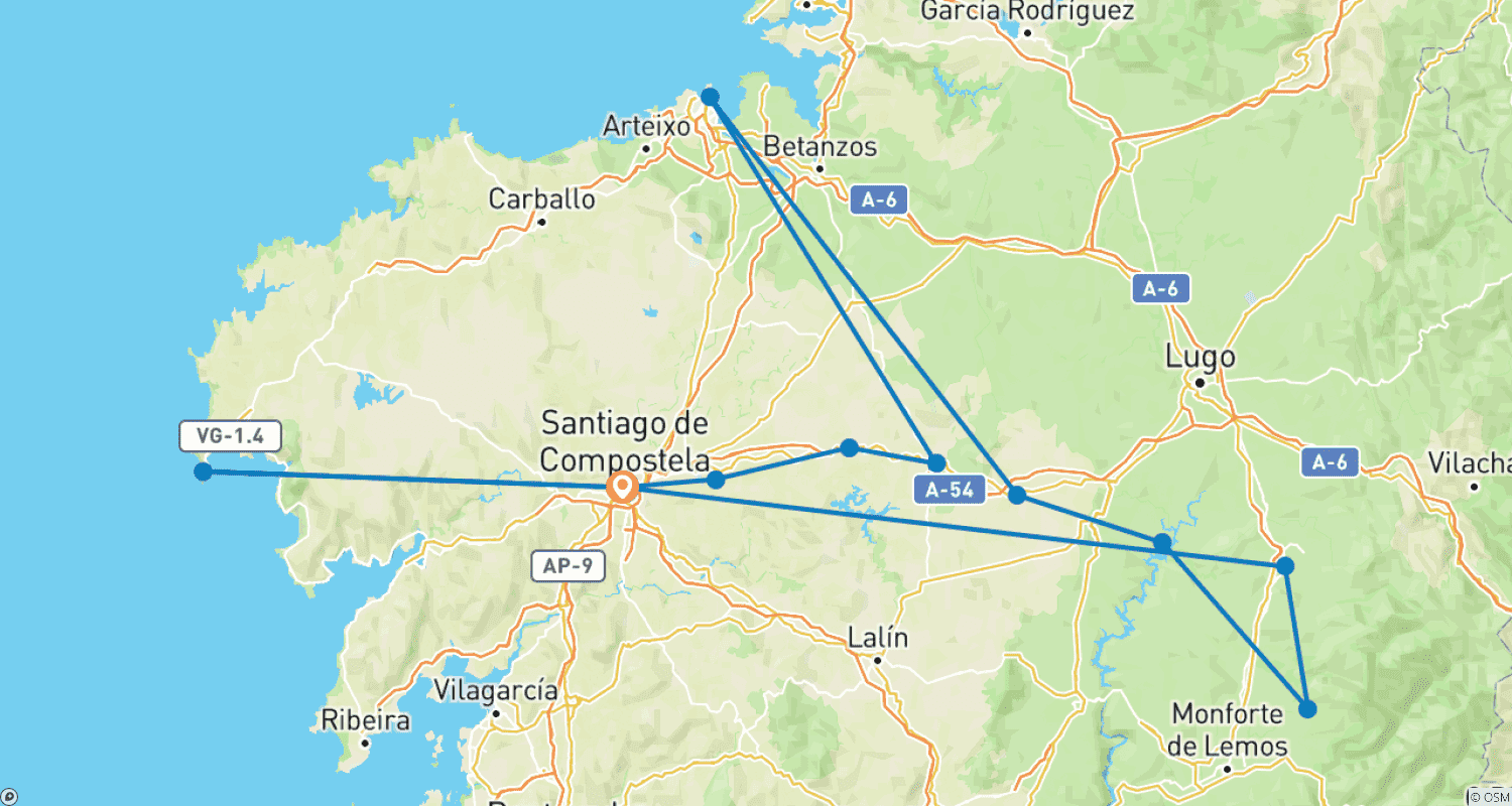 Walking the Camino de Santiago (12 destinations)