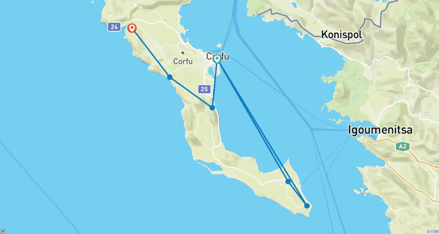 Walking the Corfu Trail (South)