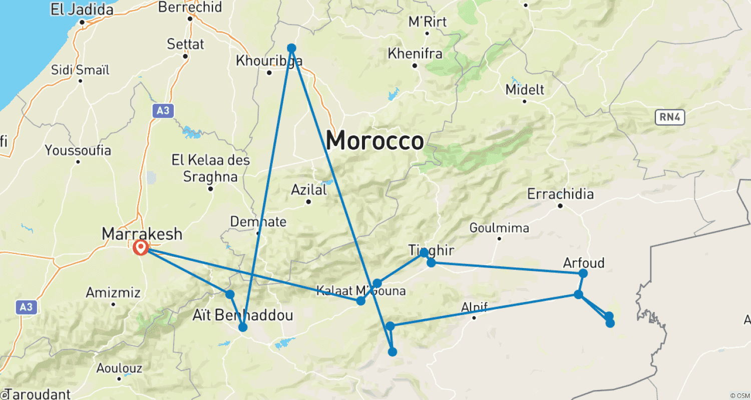 Cycle Morocco - Atlas to the Sahara