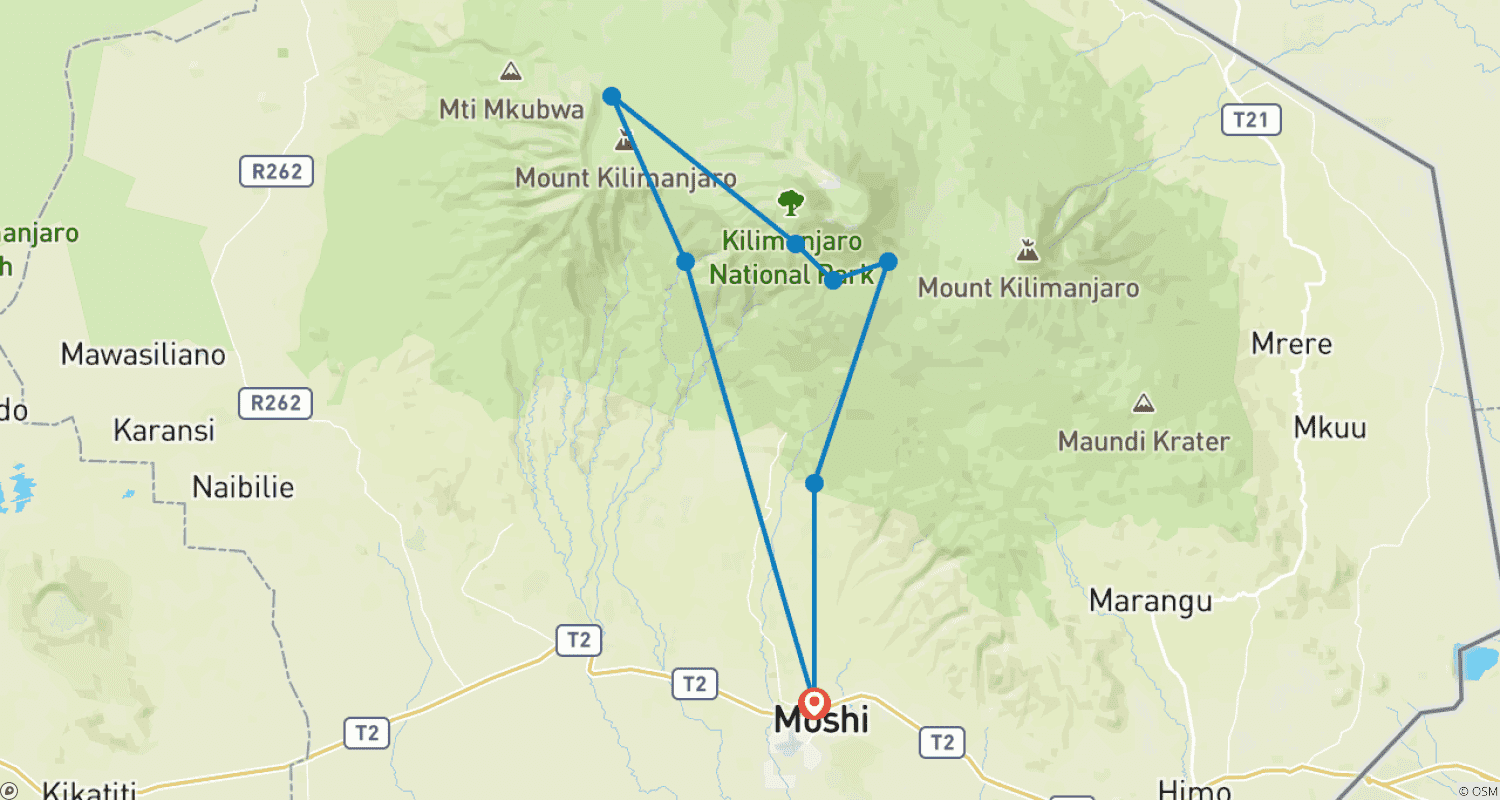 Kilimanjaro climbing machame route