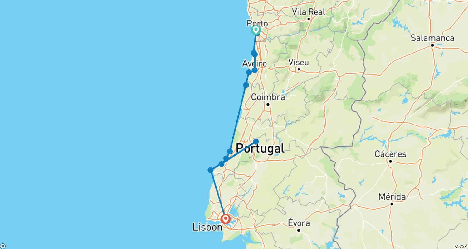Cycling Portugal - Porto to Lisbon