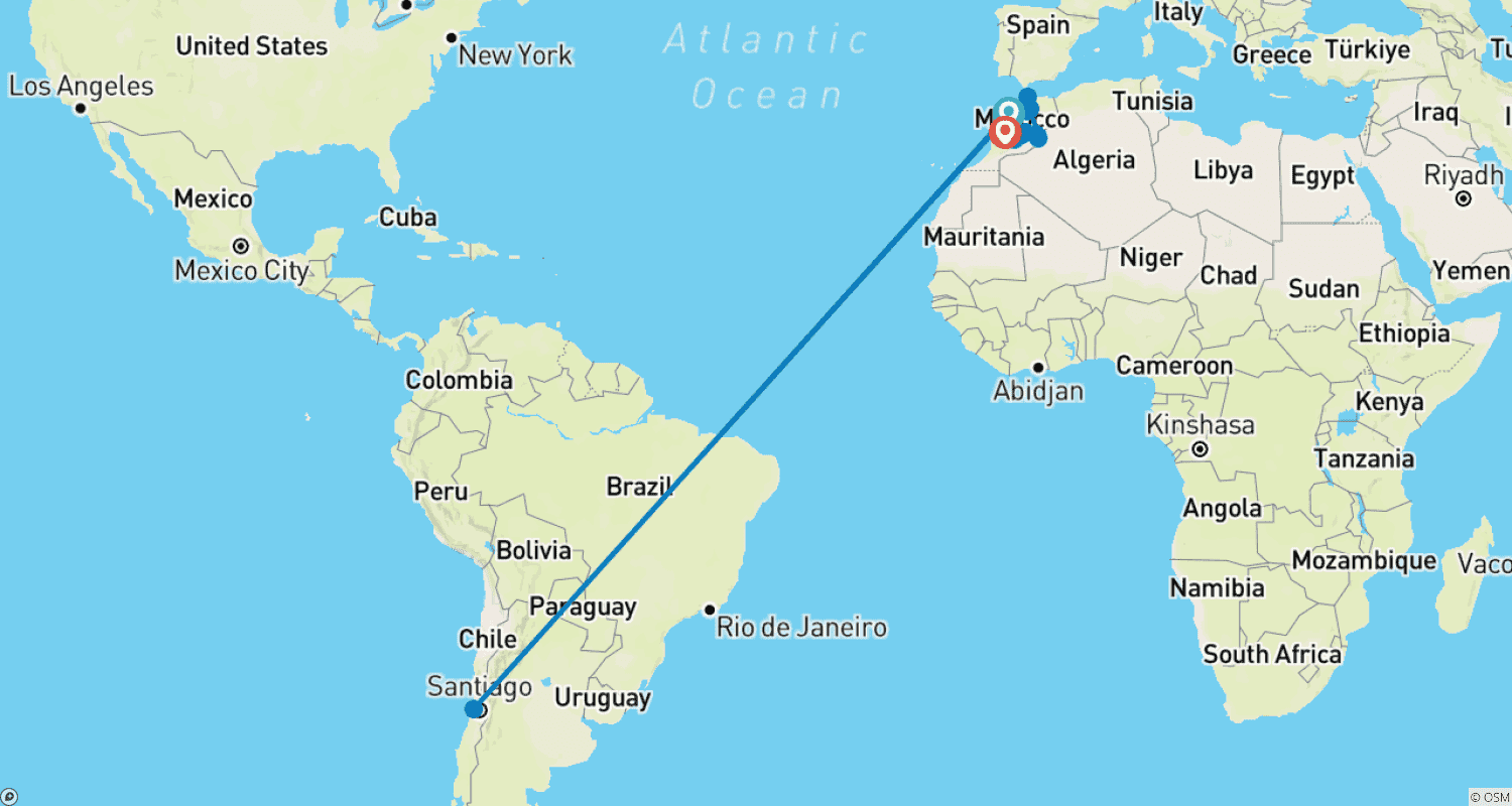 Private tour: Casablanca to Marrakech via Chefchaouen, Fes, & Desert.