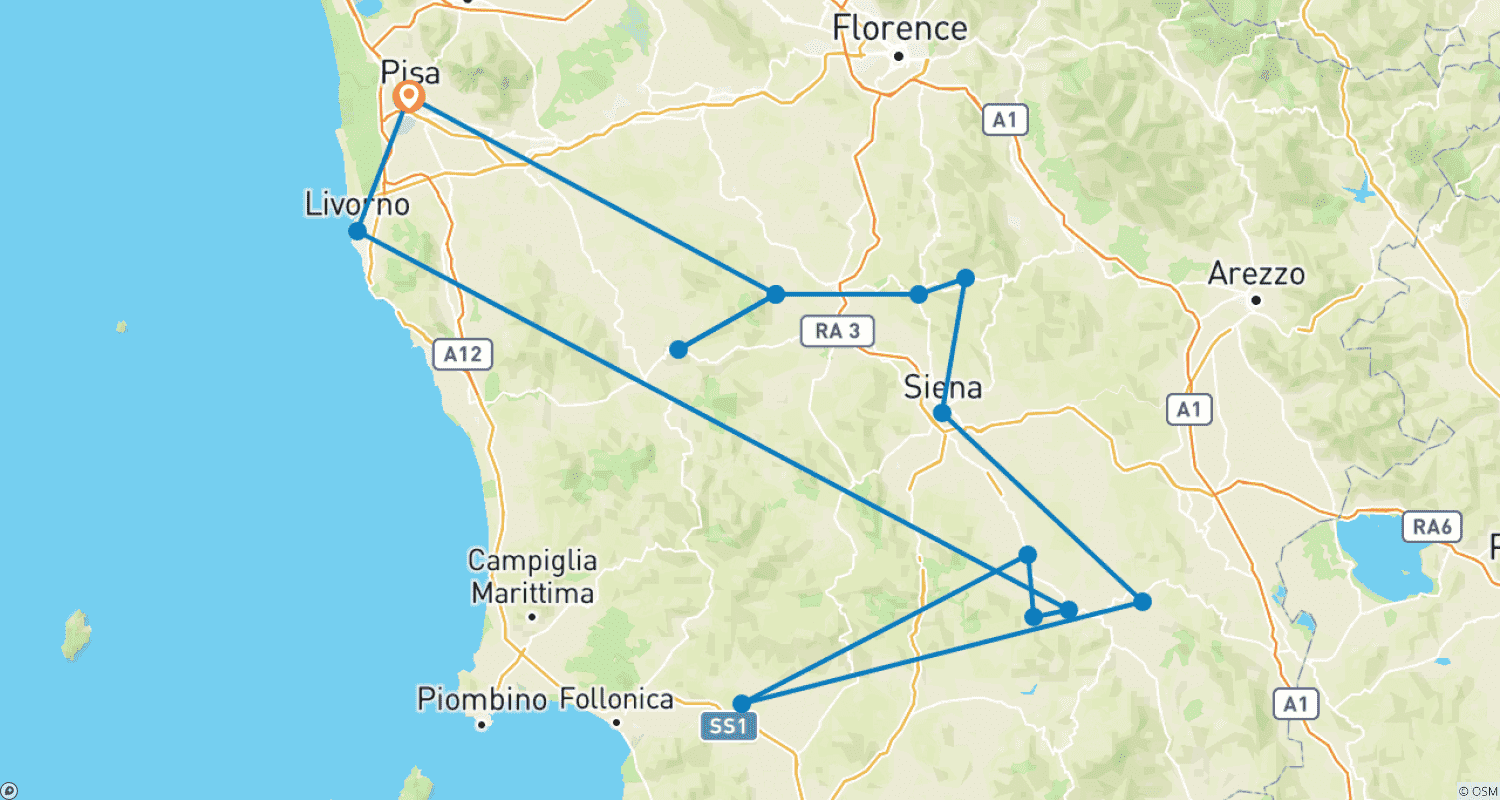 A Taste of Tuscany - Hilltop Towns & Vineyards