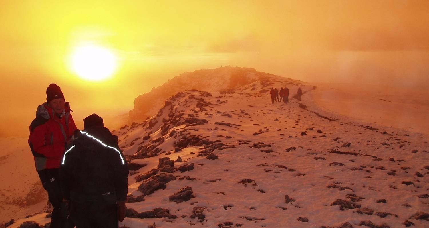 Mount Kilimanjaro climbing via Marangu Route 8 days Tanzania (all accommodation & transport are included)