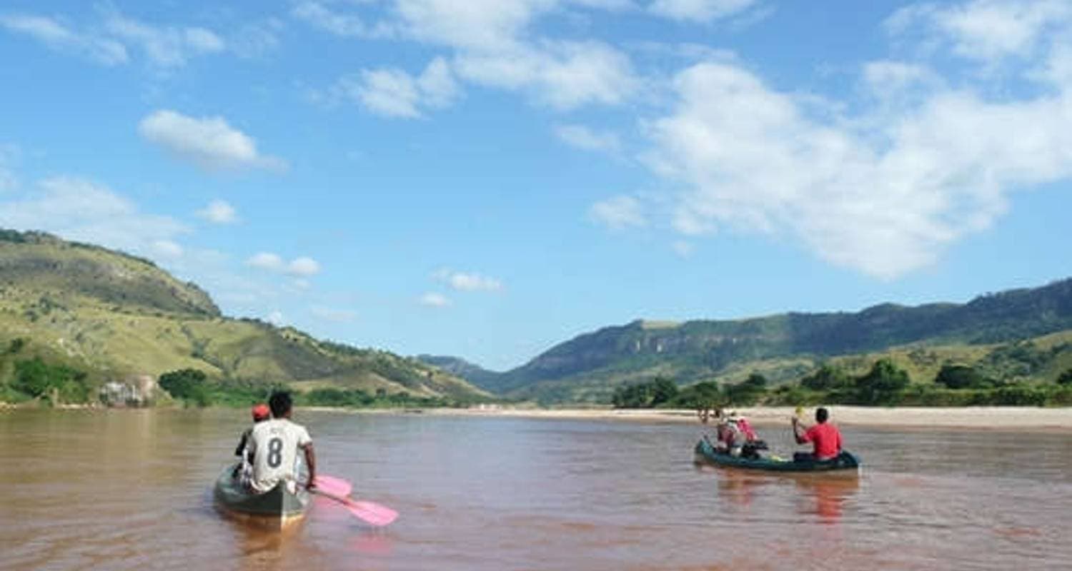 Descent Of Manambolo Madagascar In