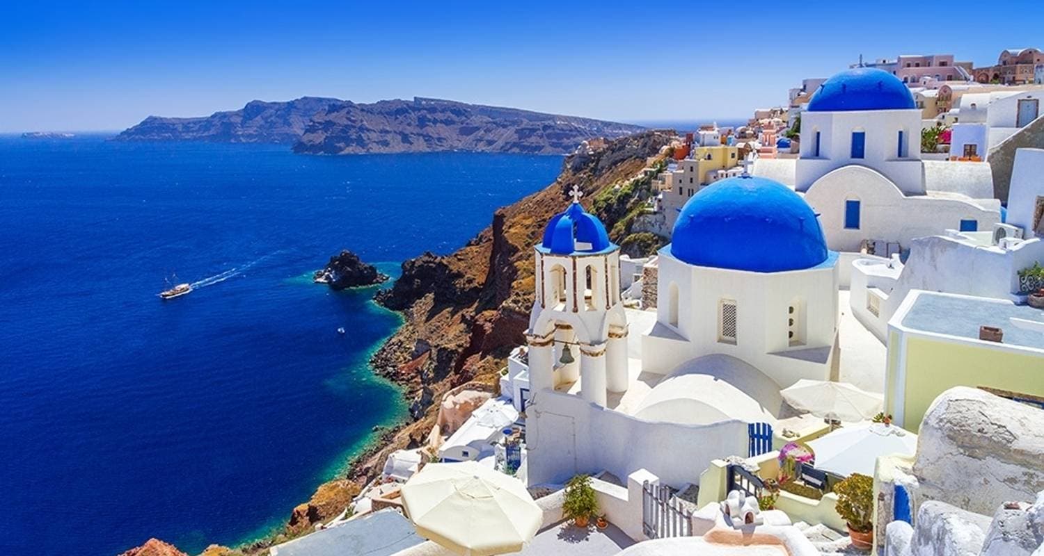Greek Island Dream Paros, Naxos & Santorini- 7 Days (Self-Guided Package)