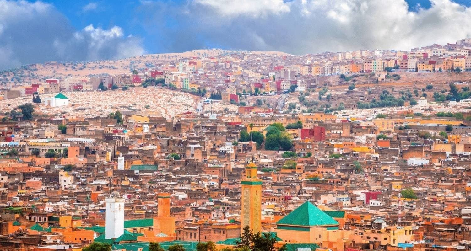 From Casablanca 6 Day Tour via Chefchaouen, Fes, & the Sahara Desert