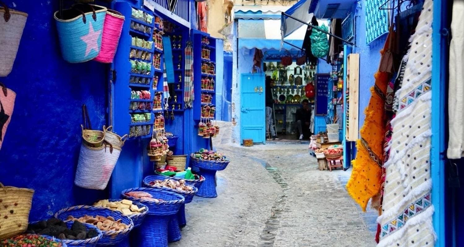 trip from Marrakech to Merzouga Desert - Fes - Chefchaouen then end the tour in Casablanca