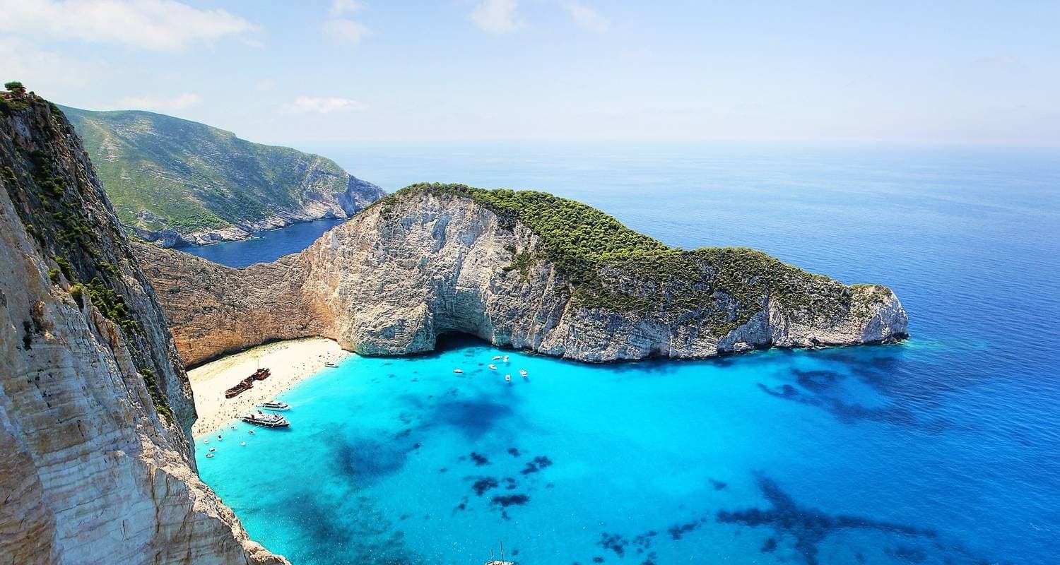 Discovery of Athens, Zakynthos & Santorini