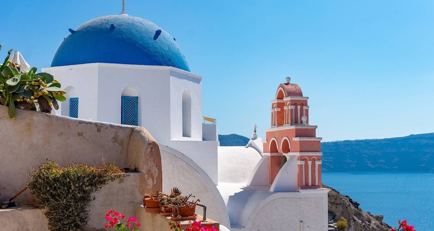 Athens, Naxos & Santorini Sunset Cruise