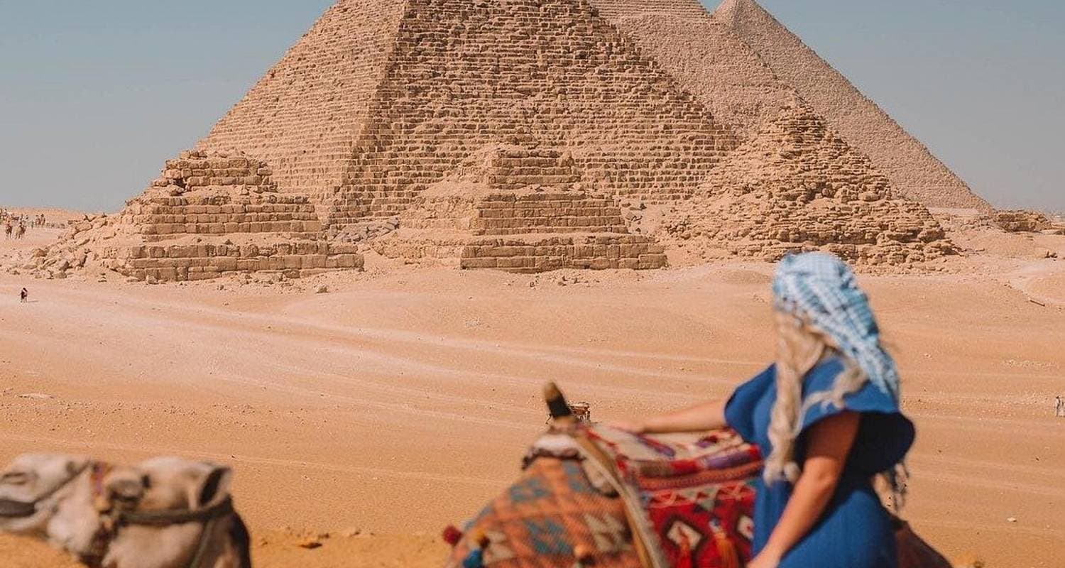 Cairo: Giza Pyramid, Sakkara & Memphis Full Day Guided Tour with Lunch