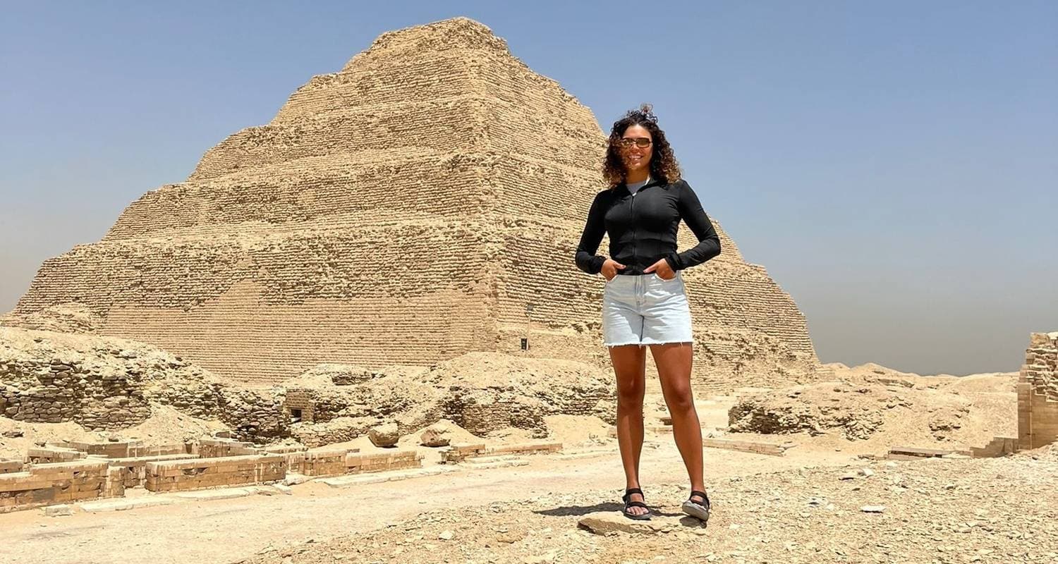 Cairo: Giza Pyramids, Sphinx, Saqqara & Dahshur Full-Day Guided Tour With Lunch