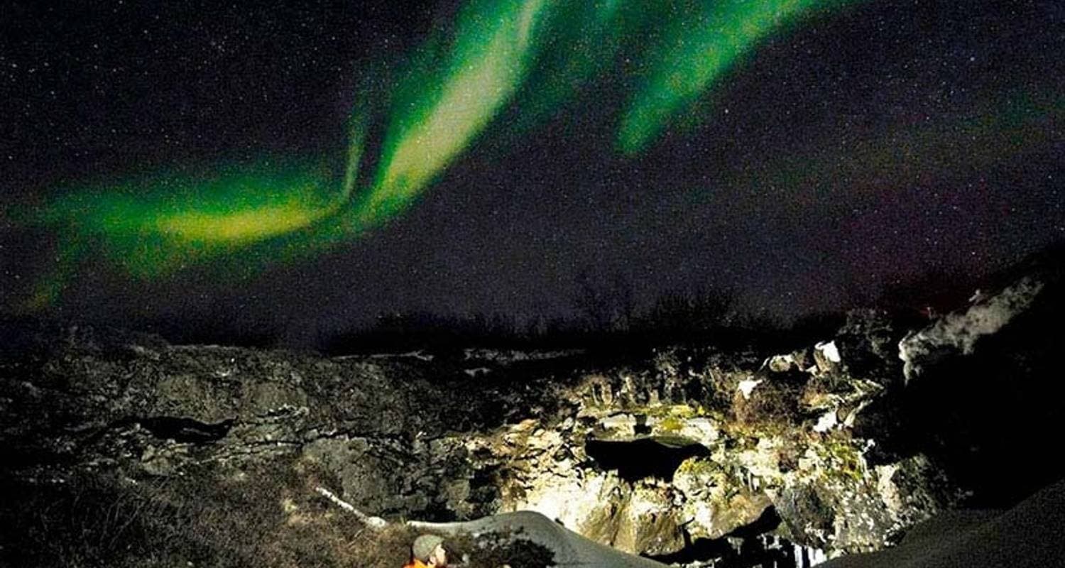 Northern Lights, Golden Circle, South Coast, Jökulsárlón & Ice Cave