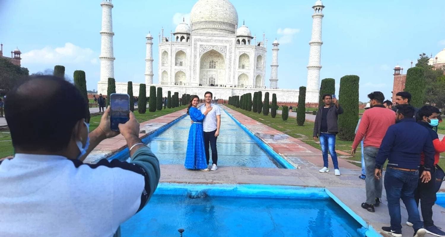 Golden Triangle Tour with Indian Cooking Class - Taj Mahal at Sunrise Sunset