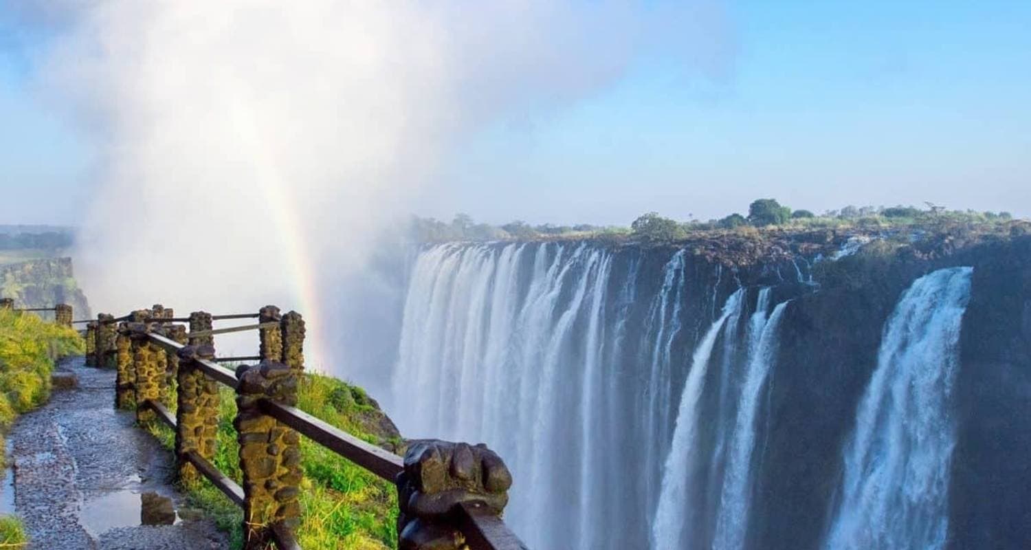 From Kasane (Botswana): Guided day trip to Victoria Falls on the Zambian side