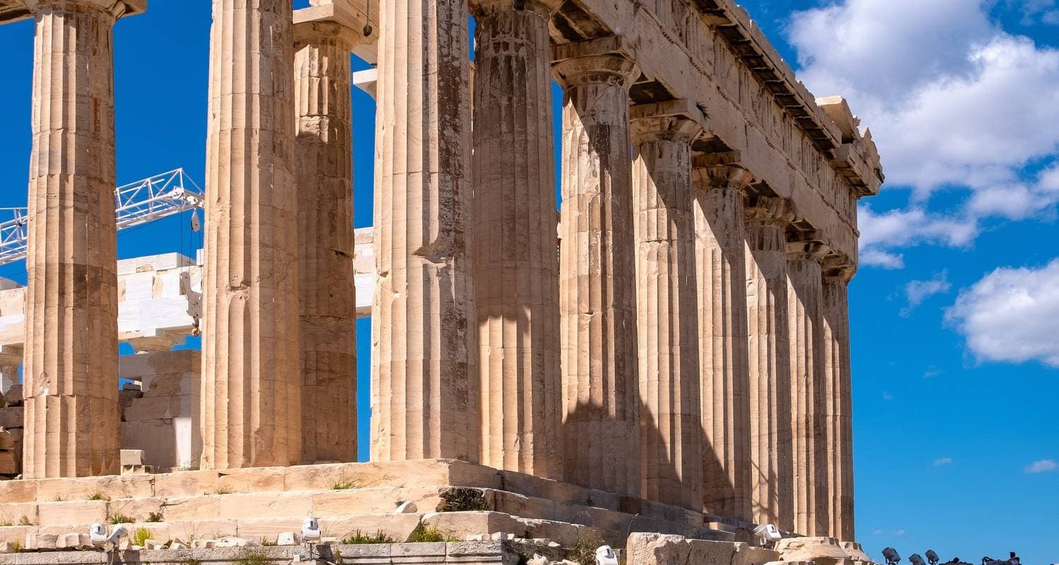 Ancient Ruins & Caldera Views: Athens & Santorini