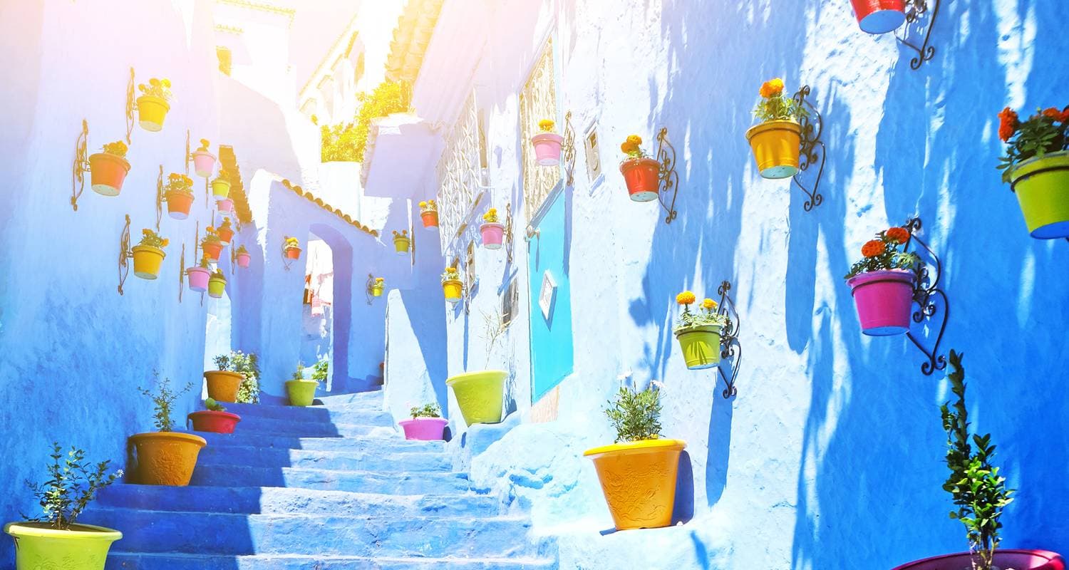 From Casablanca : 6-Day Private Tour to Marrakech via Chefchaouen & Desert
