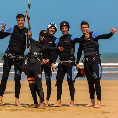 Group Kitesurfing lesson with a Local in Essaouira Morocco