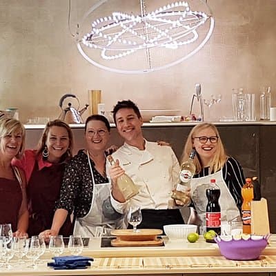 Italian Cocktail + Art of Making Pasta Cooking Class In Unique Milan Location