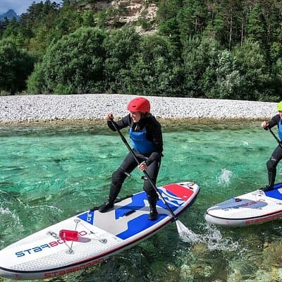 Whitewater Paddle Boarding on Soca River