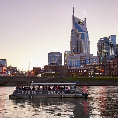 Nashville Pontoon Party Cruise Downtown on River