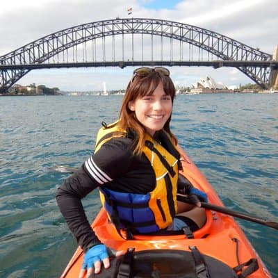 Kayak to Goat Island in Sydney Harbour with Local