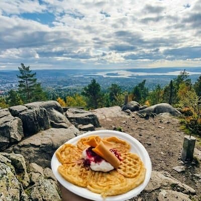 Oslo's Scenic Fjord Hike & Chef's Norwegian Forest Waffle