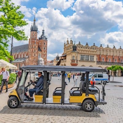 Krakow: Guided Sightseeing Tour by golf cart/buggy