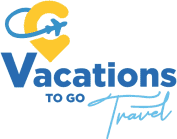 Vacations to go travel logo
