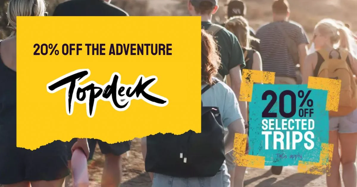 Topdeck deals 20 off the adventure